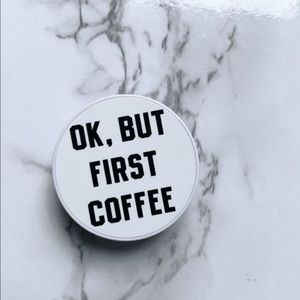 Ok but first coffee knob holder